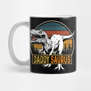 Daddy saurus T Rex Dinosaur Men DaddySaurus Family Matching Mug